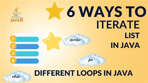 java loop list|Different Ways to Iterate over a List in Java.
